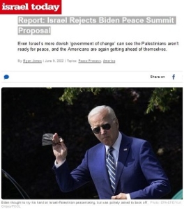 Israel Today_Israel Rejects Biden Peace Summit Proposal_Screen