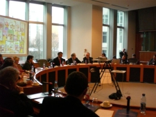 u2 MP. Geoffrey van Orden hosting IMPACT-SE's event at EU, January 30, 2007