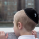 Image: Boy in Kippa looking out